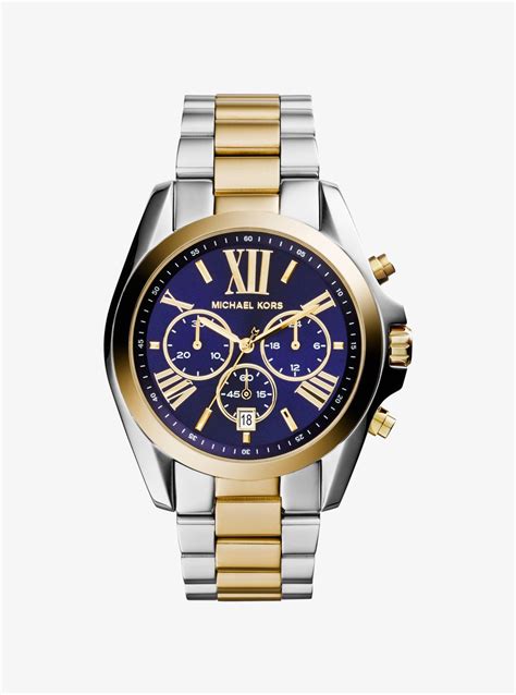 michael kors two tone bradshaw mini watch|Michael Kors access smartwatch bradshaw.